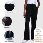 Loose Sportswear Pants Supplier - High Waist Drawstring With Pockets Soft Yoga