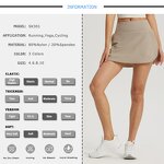 High Waist Tennis Skirt Factory - Ruffle Decorations Loose Pocket Skirt