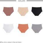 Breathable Panties Manufacturer - Mid-Waist Ice Silk Seamless One Piece Brief