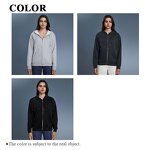 Winter Sports Top Factory - Full Zipper Loose Sweatshirt With Pockets Hoodie