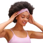 Sport Head Bands Factory - High Elastic Cross Knot Soft Fabric Yoga Running