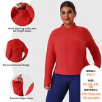 Plus Size Jacket Supplier - Winter Keep Warm Running Long-Sleeved Tight Fit Zipper