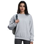 Crewneck Sweatshirt Manufacturer - Warm Loose Workout Sportswear Pullover Gym
