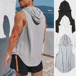 Men's Hoodie Manufacturer - Quick Drying Custom Logo Loose Sleeveless Vest