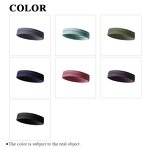 Sweatband Supplier - High Elasticity Breathable Nylon Solid Color Sports