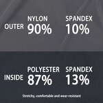 2 in 1 Sweatpants Factory - Double-deck Fitness Drawstring Elastic Loose Quick Dry