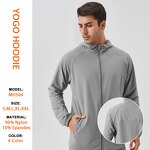 Windbreaker Hoodie Supplier - Lightweight Zipper Custom Printed Sides Pockets