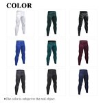 Compression Pants Manufacturer - Polyester Elastic Slim Fit Back Pockets Quick Dry
