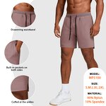 Fitness Running Pants Manufacturer - Solid Color Drawstring Elastic Loose Quick Dry