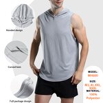 Men's Hoodie Manufacturer - Quick Drying Custom Logo Loose Sleeveless Vest