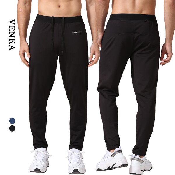 Drawstring Sweatpants Manufacturer - Quick Dry Side Back Pocket Solid Color Fitness