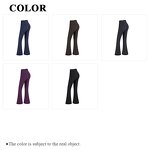 Fitness Sweatpants Manufacturer - High Waist Flared Pants Butt Lifting Solid Color