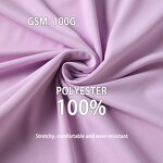 Gym Wear Top Supplier - 100% Polyester Round Neck Loose Crop Top Sleeveless