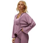 Loose T-Shirt Factory - Deep V Neck Casual Outdoor Soft Skin Sweatshirt