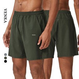 Loose Sweatpants Supplier - 95% Polyester Gym Workout Elastic Quick Dry Shorts