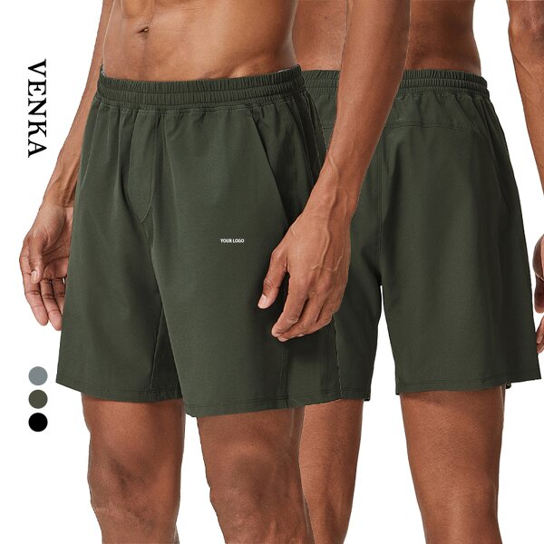 Loose Sweatpants Supplier - 95% Polyester Gym Workout Elastic Quick Dry Shorts