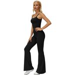 Athletic Wear Set Factory - Halter V Neck Bra V Cut Fold Shorts Leggings