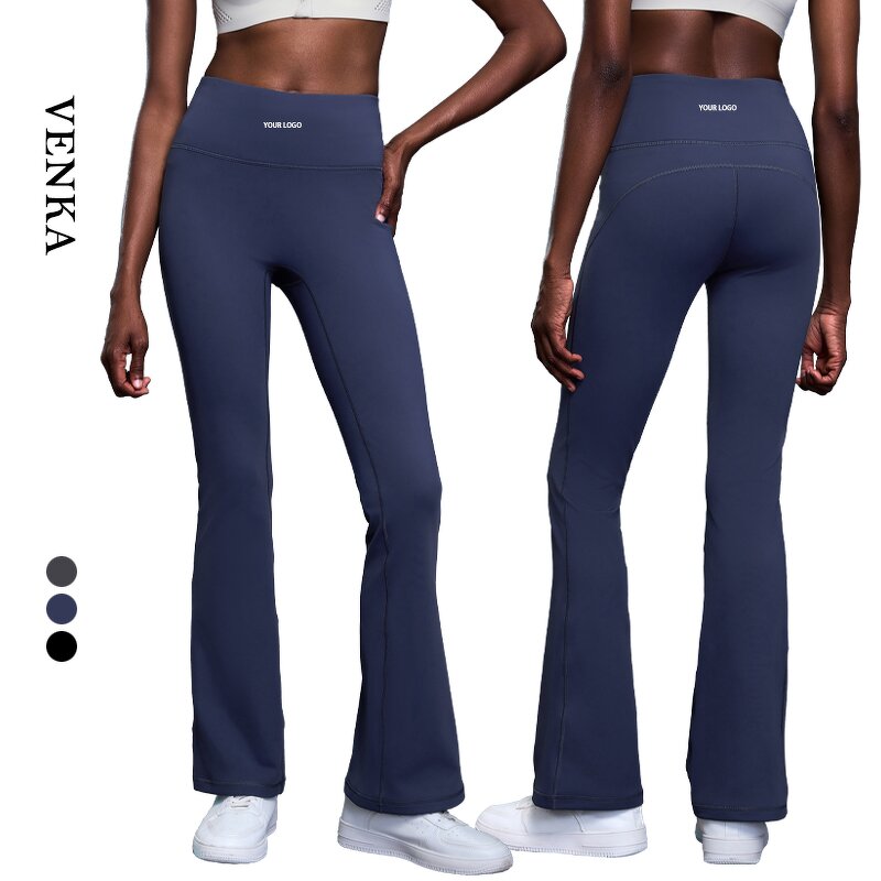 Fleece Lined Leggings Manufacturer - Warm Winter High Waist Thick Thermal Flared