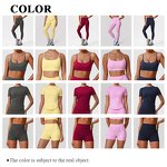 Custom Activewear Set Factory - Detachable Chest Pads Bra High Waist Leggings
