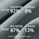 Men's Sweatpants Supplier - Quick Dry Drawstring Elastic 2 in 1 Bike Shorts