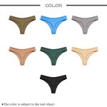 Ribbed Thong Factory - Cotton Low Waist Briefs Sports Underwear for Girls