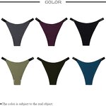 Custom Thong Factory - Elastic Strappy Low-Rise Ice Silk Laser Cut Seamless