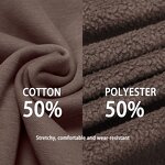 Half Zip Sweatshirt Manufacturer - Stand Collar Drawstring Adjust Hem Cotton Polyester