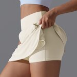 Athletic Skirt Manufacturer - Built in Shorts Pockets Custom Logo High Waist