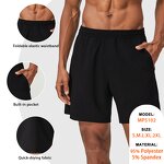 Loose Sweatpants Supplier - 95% Polyester Gym Workout Elastic Quick Dry Shorts