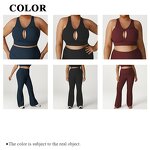 Plus Size Sportswear Set Manufacturer - Active Suit Beautiful Back Bra High Waist Leggings