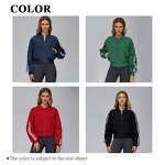 Cropped Sports Jacket Supplier - Zip up Stand Collar Pockets Long Sleeve