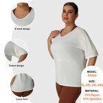 Women's Sports Shirt Supplier - Breathable Quick Drying Running Round Neck Loose