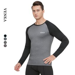 Athletic Apparel Factory - Quick Dry Compression Sport Gym Running Shirt