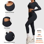 Women's Gym Set Supplier - Sling Tank Top Full Zip Jacket No T Line Leggings