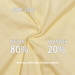 Women's Bodysuit Factory - Contrast Color Elastic Slim Fit Breast Pad