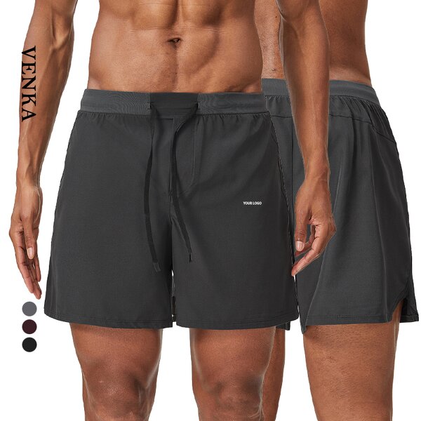 Men's Sweatpants Supplier - Quick Dry Drawstring Elastic 2 in 1 Bike Shorts