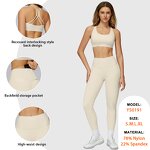 Women's Active Suit Manufacturer - Beautiful Back Bra Hip Lift Pockets Leggings