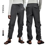 Outdoor Sweatpants Factory - High Waist Loose Drawstring Side Pocket Fleece