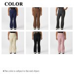 Sports Pants Plus Size Supplier - Fold Over High Waisted No T Line Wide Leg Flare