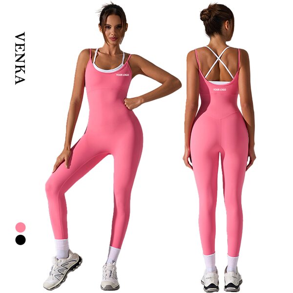 Fitness Bodysuit Manufacturer - Sling U Neck Beautiful Back Hip Lifting