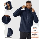 Outdoor Windbreaker Supplier - Brushed Hoodie Collar Zipper Mountaineering Jacket