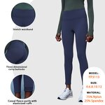 Thermal Leggings Factory - Autumn Winter High Waist Fleece Lined Hip Lift Custom