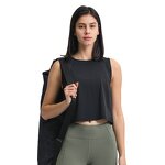Sleeveless Tank Top Factory - Round Neck Loose Crop Top Quick Dry Active Wear