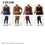 Custom Plus Size Set Factory - Breathable Active Suit Outdoor Workout Solid Naked Feeling