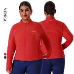 Plus Size Jacket Supplier - Winter Keep Warm Running Long-Sleeved Tight Fit Zipper