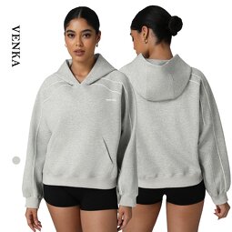 Contrast Color Sweatshirt Manufacturer - Autumn Winter Loose Casual Thickened Hoodies