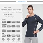 Compression T-Shirt Supplier - Custom LOGO Tight Long Sleeve Quick Dry Gym