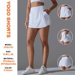 Athletic Skirt Manufacturer - Built in Shorts Pockets Custom Logo High Waist