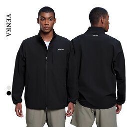 Lightweight Jacket Manufacturer - Stand Collar Zip Breathable Cycling Sides Pockets