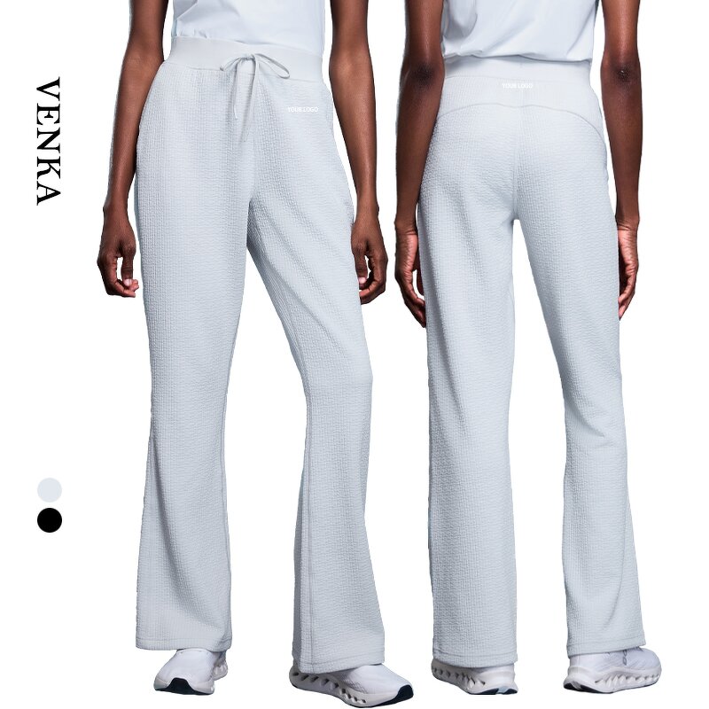 Loose Sportswear Pants Supplier - High Waist Drawstring With Pockets Soft Yoga